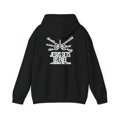 Jesus Sets Us Free Hoodie – John 8:36