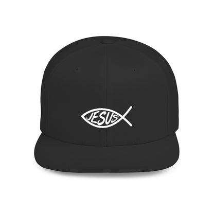 Jesus Fish Embroidered Christian Hat