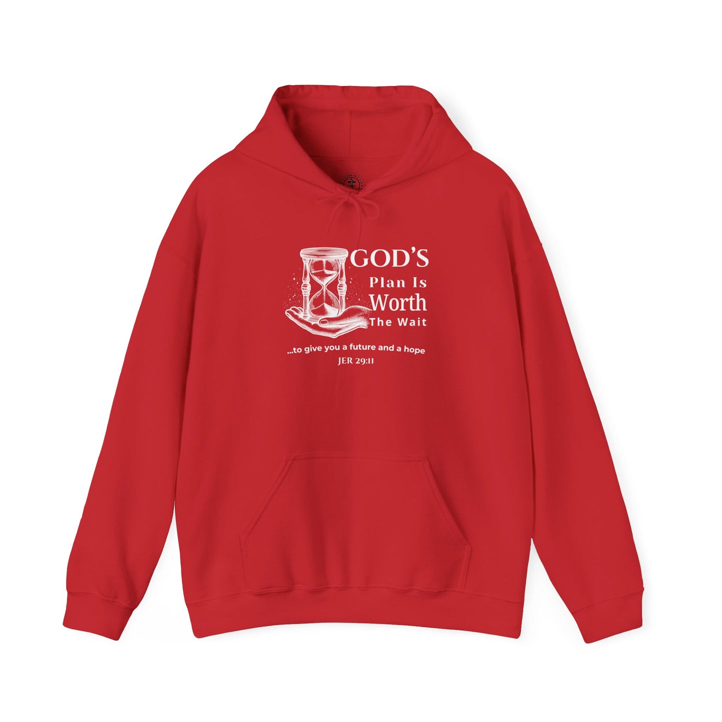 God’s Plan Is Worth the Wait Hoodie – Jeremiah 29:11 Christian Inspirational Sweatshirt