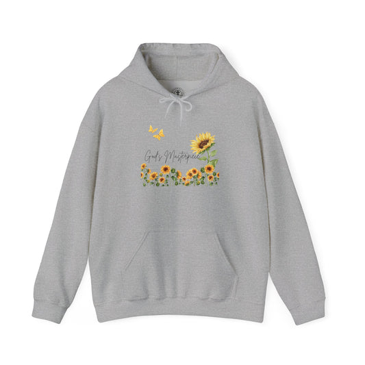 God’s Masterpiece Sunflower Hoodie – Christian Inspirational Sweatshirt