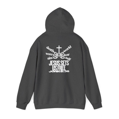 Jesus Sets Us Free Hoodie – John 8:36