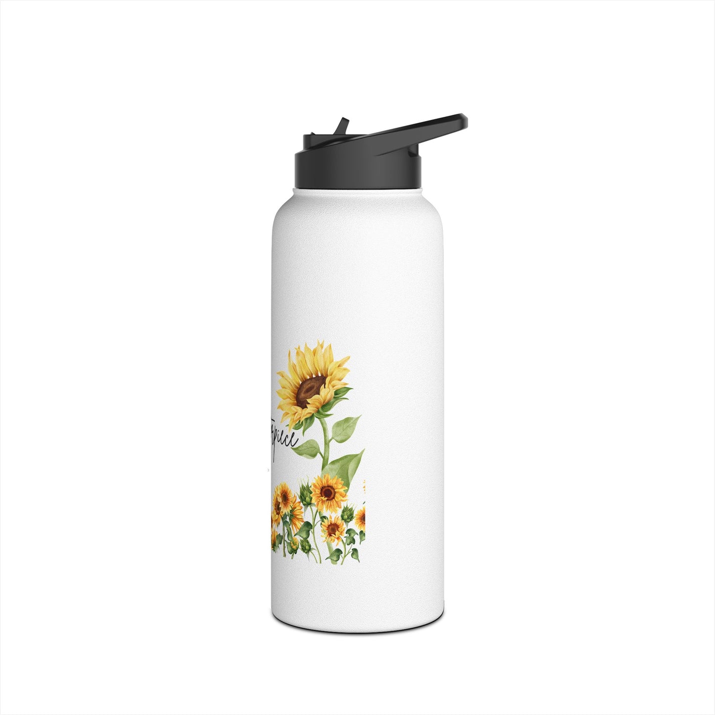 God’s Masterpiece Sunflower Water Bottle – Christian Inspirational Drinkware