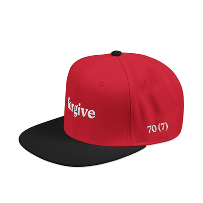 Forgive Embroidered Hat – 70(7) Christian Snapback