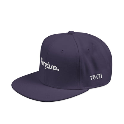 Christian Forgive Hat – Embroidered 70 X's 7  Snapback